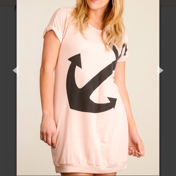 π Blush Anchor Dress - Picture 2 of 6